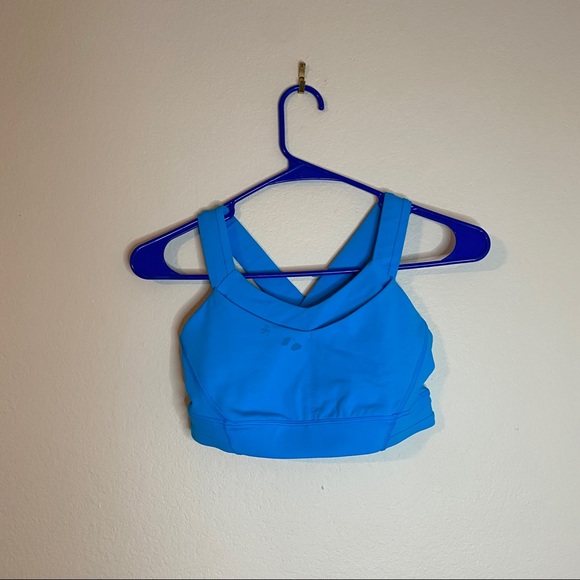 LULULEMON kayak blue Rack Pack sports bra 4 - Picture 2 of 7